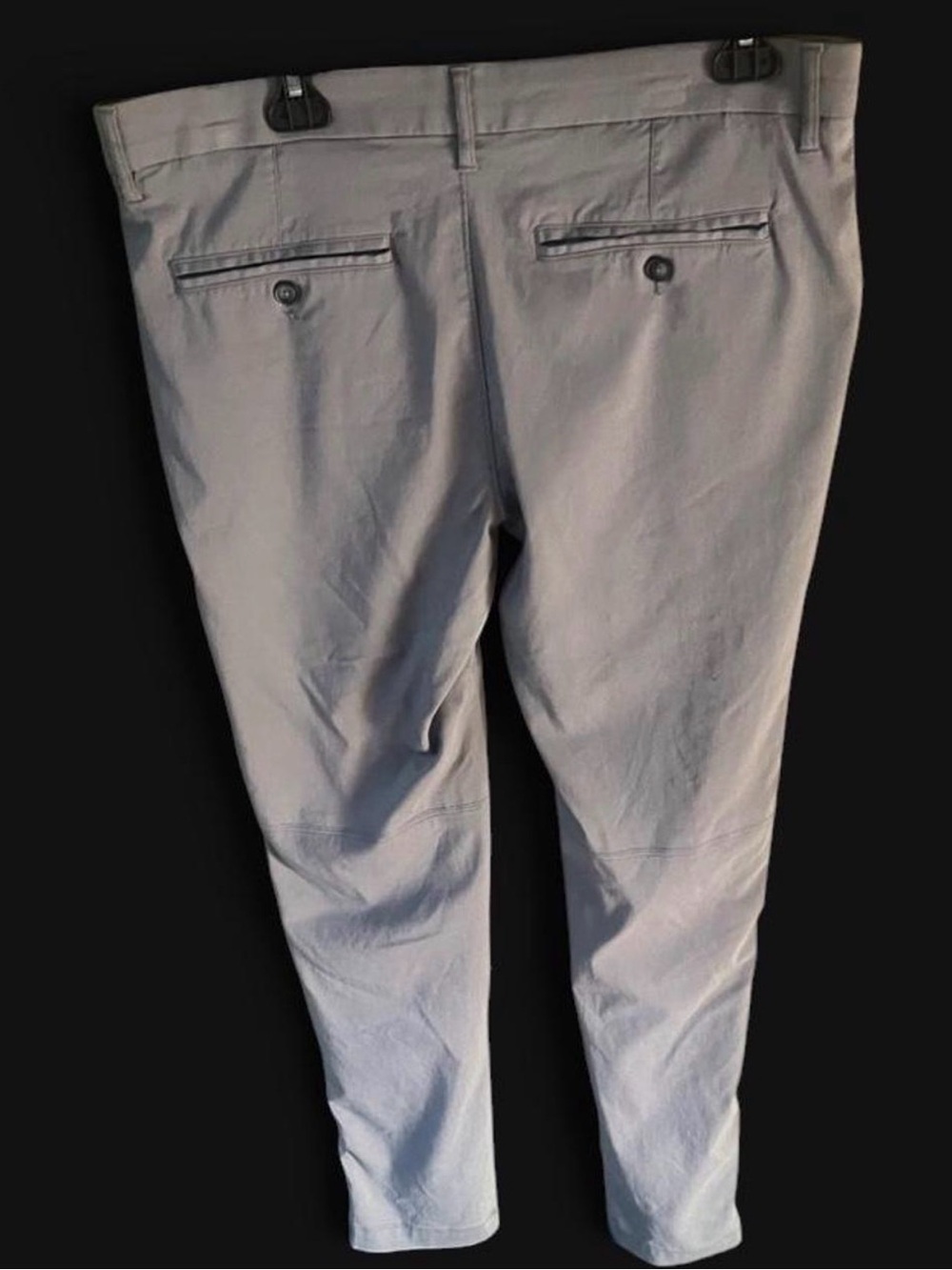 Savane Light Gray Men’s Chino Pants size 34/32 - Picture 2 of 4